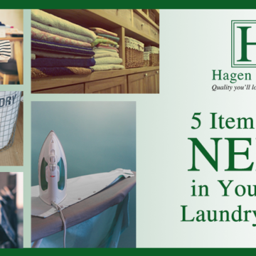 5 items you need in your new laundry room, hagen homes, custom home builder in kenosha county
