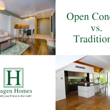 open concept or traditional floor plan, hagen homes, custom home builder in kenosha county